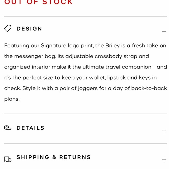 Michael Kors, Briley small messenger, Crossbody bag in brown with tan strap, new - Picture 7 of 11